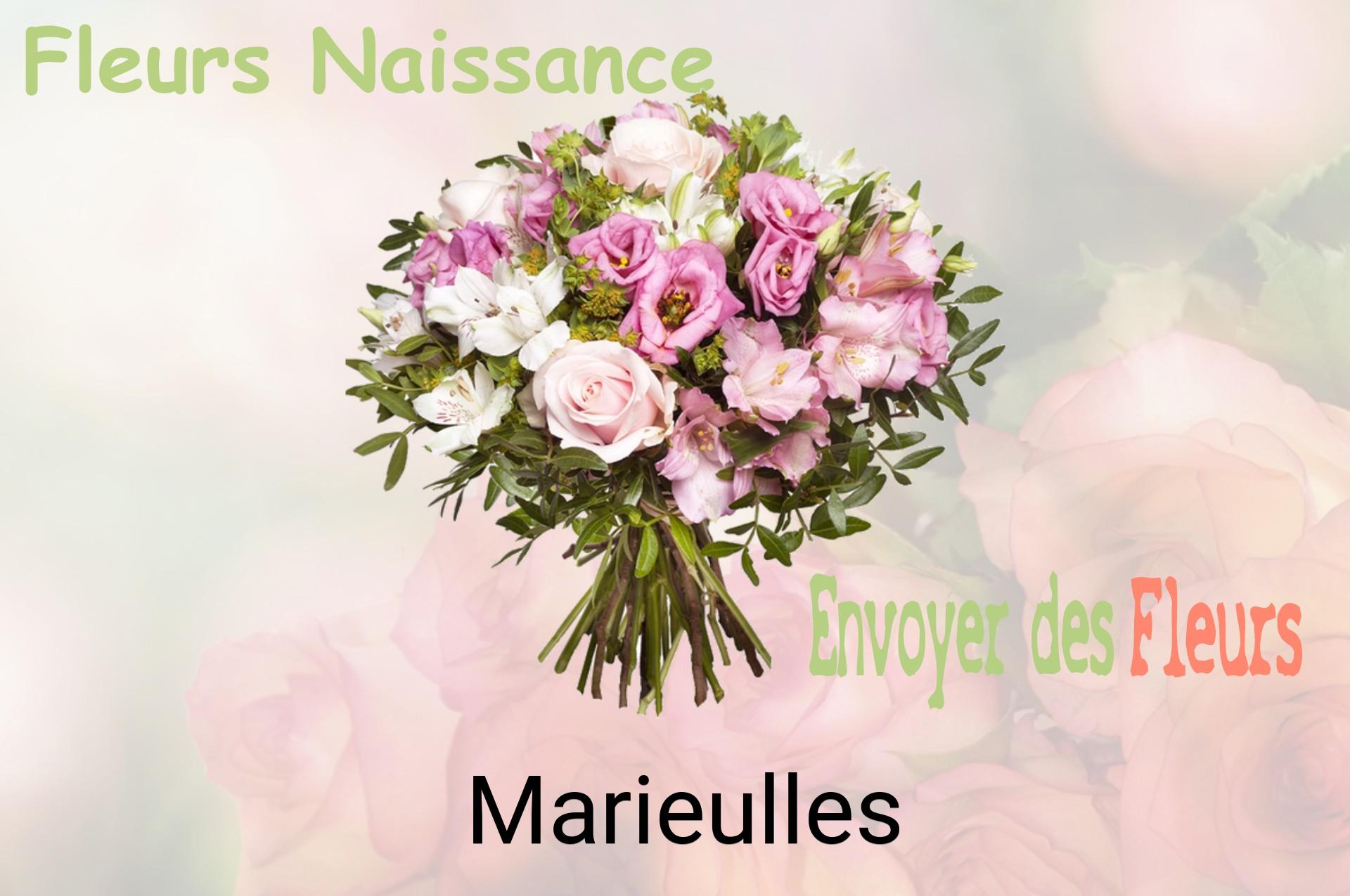 Bouquet de fleurs de naissance livré à Marieulles