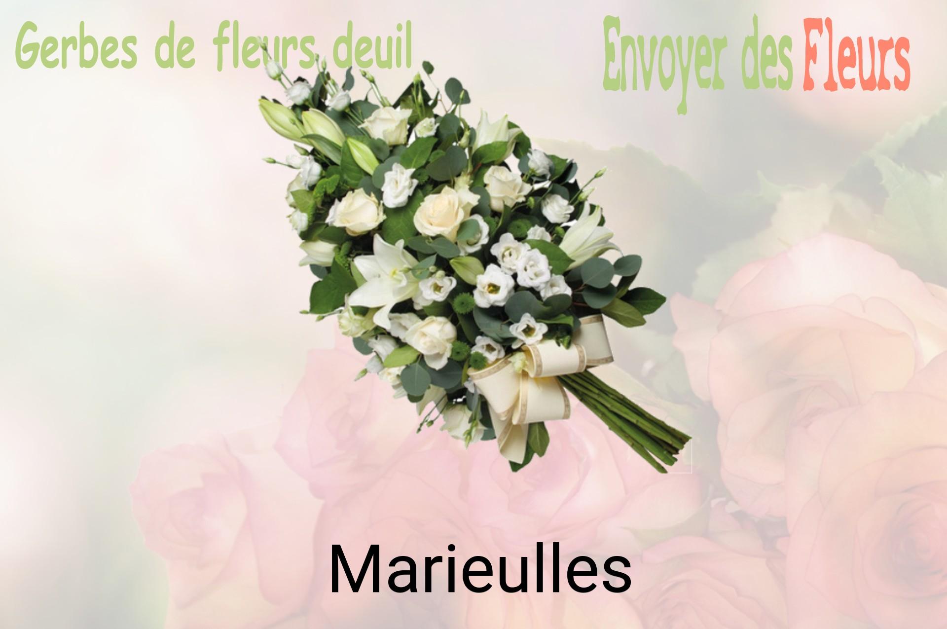 Gerbe de fleurs de deuil livrée à Marieulles